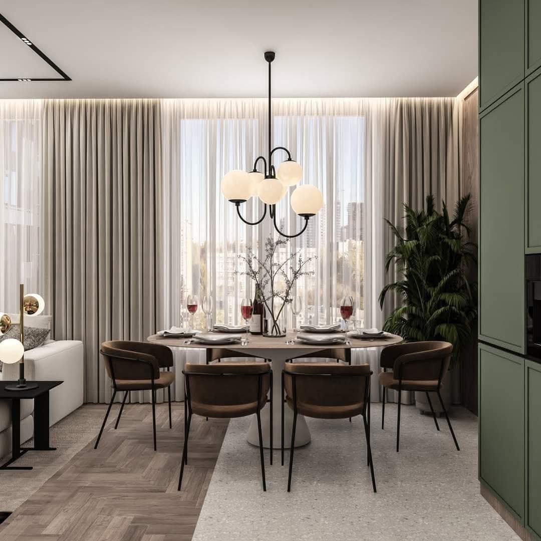 Dining Room — custom furniture by Dream Interior & Architects