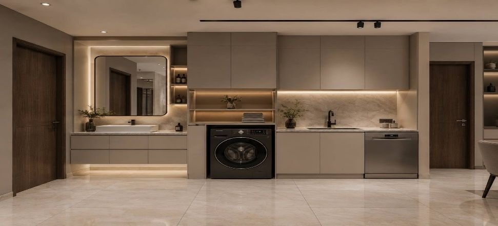 Modern Luxury Living & Dining Interior — photo 3